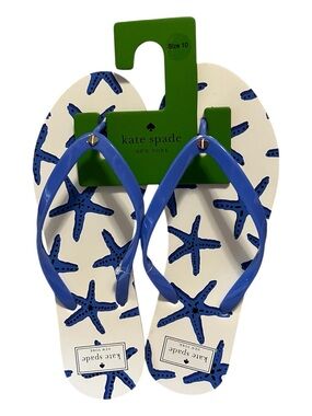 🆕 Kate Spade Dancing Starfish Flip Flops